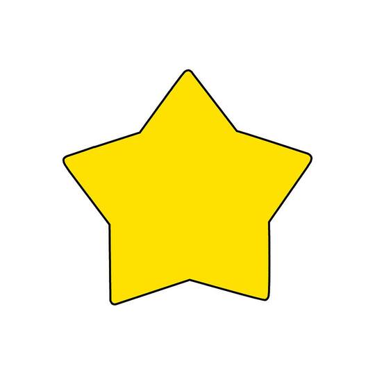 Creative Shapes Ect.™ Large Star Notepads, 6 Packs of 50